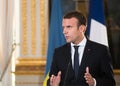 French President Emmanuel Macron Royalty Free Stock Photo