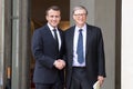 PARIS, FRANCE - APRIL 16, 2018 : Bill Gates at the Elysee Palace