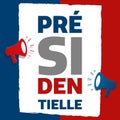 French presidential election Royalty Free Stock Photo