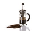 French Press Coffee Royalty Free Stock Photo
