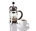 French Press Coffee Royalty Free Stock Photo