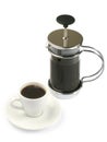 French press coffee Royalty Free Stock Photo