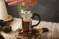 French press coffee Royalty Free Stock Photo
