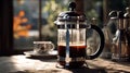 French Press: The magic of coffee infusion