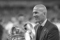 French professional football manager Zinedine Zidane Zizou Royalty Free Stock Photo