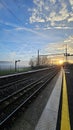 French railways sunrise