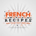 French recipes for book cover with various amazing food recipes and quick easy healthy recipes
