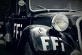 The French resistance WW2 car FFI Royalty Free Stock Photo