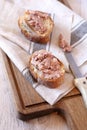 French rillettes, meat spread Royalty Free Stock Photo