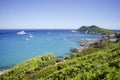 French riviera beaches, near to Saint-tropez