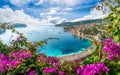 French Riviera coast Royalty Free Stock Photo