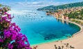 French Riviera coast Royalty Free Stock Photo