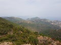 French riviera Cote d`azur mountains Royalty Free Stock Photo