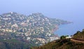 French riviera Cote d`azur mountains Royalty Free Stock Photo