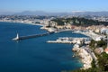 French Riviera, Nice city, panorama of the bay. Royalty Free Stock Photo