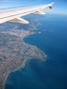 French Riviera from the Sky Royalty Free Stock Photo