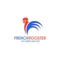 French rooster. Logo