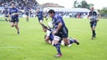 French rugby team of Soyaux Angouleme plays invited team