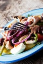 French salad nicoise Royalty Free Stock Photo