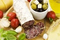 French Salami Royalty Free Stock Photo