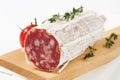 French salami Royalty Free Stock Photo