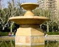 French sculpture fountain Royalty Free Stock Photo