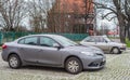 French sedan car Renault Fluence 1600 ccm parked Royalty Free Stock Photo