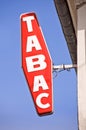 French sign tabac Royalty Free Stock Photo