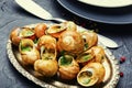 French snail dish Royalty Free Stock Photo