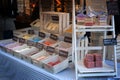 French soap on sale at a market in Winchester, Hampshire, UK Royalty Free Stock Photo