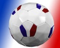 French soccer ball Royalty Free Stock Photo