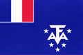 French Southern and Antarctic Lands. TAAF official flag