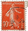 French Stamp Vintage