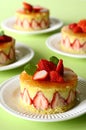 French strawberry cake Royalty Free Stock Photo