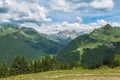 French summer alps, Morzine Royalty Free Stock Photo