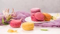 French sweet macarons Royalty Free Stock Photo