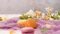 French sweet macarons Royalty Free Stock Photo