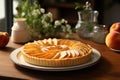 French tart, bakery. Irresistable fruit tart Royalty Free Stock Photo