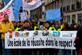 French Teachers Strike Royalty Free Stock Photo