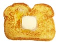 French toast with butter Royalty Free Stock Photo