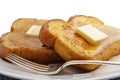 French toast with butter