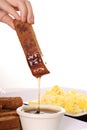 French toast drip Royalty Free Stock Photo