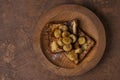 French toast and fried bananas Royalty Free Stock Photo