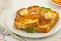 French Toast with Marmalade Royalty Free Stock Photo