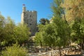 The French tower of Bodrum Castle in Aegean Coast of Turkey. Mugla