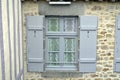 French traditional window. France, Normandy.