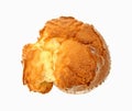 French Vanilla Muffin Overhead View Royalty Free Stock Photo