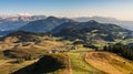 French village in Haute Savoie Royalty Free Stock Photo