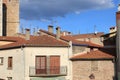 French village of Thuir in Pyrenees orientales Royalty Free Stock Photo