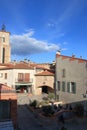 French village of Thuir in Pyrenees orientales Royalty Free Stock Photo